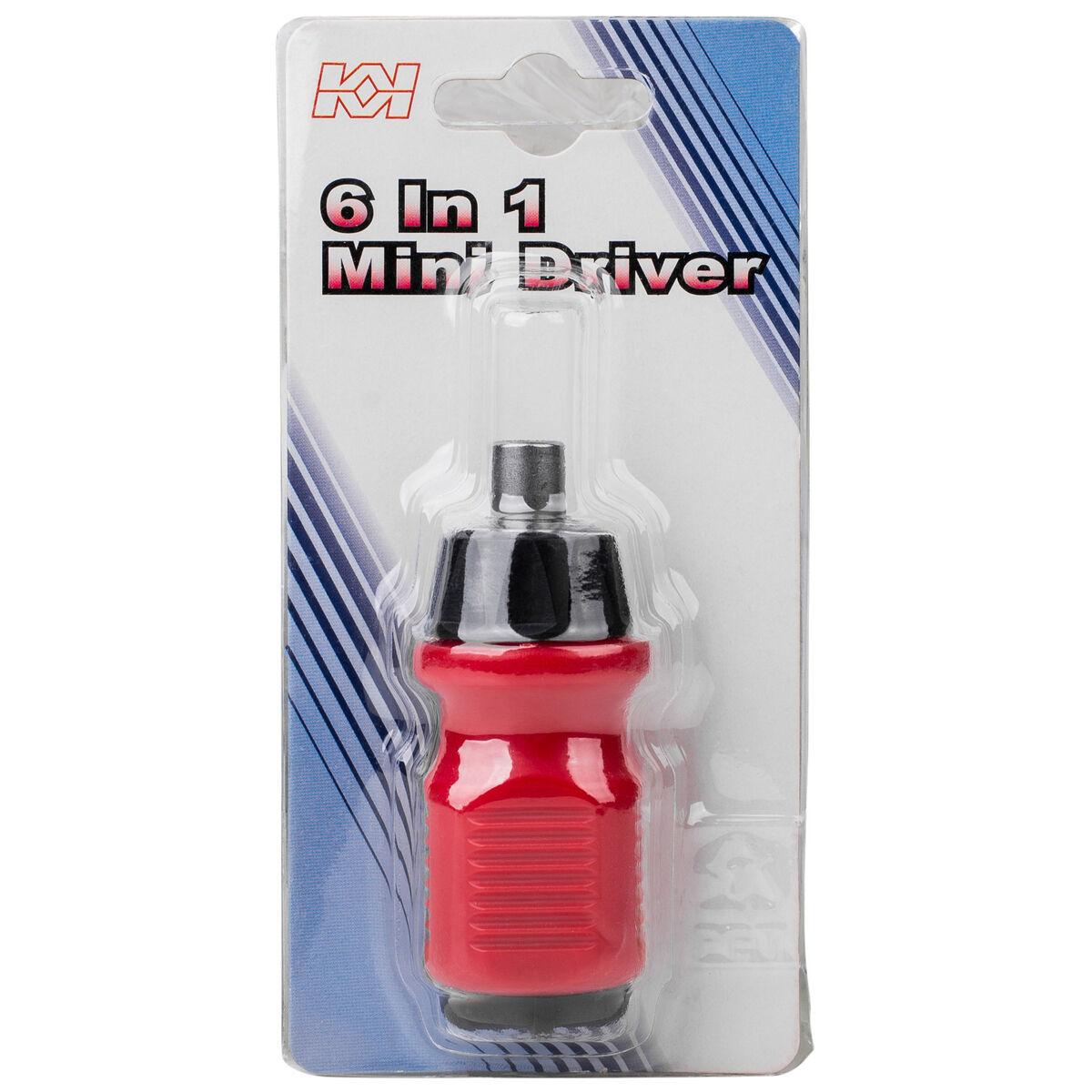 6-in-1 Stubby Ratcheting Screwdriver Set